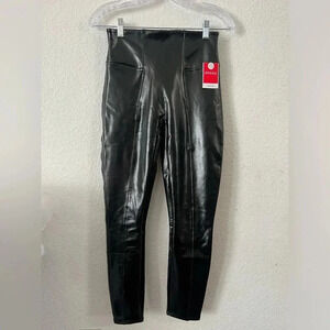 Spanx Faux Patent Leather Leggings